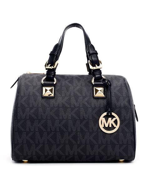 michael kors grayson satchel medium black|Michael Kors maple small satchel.